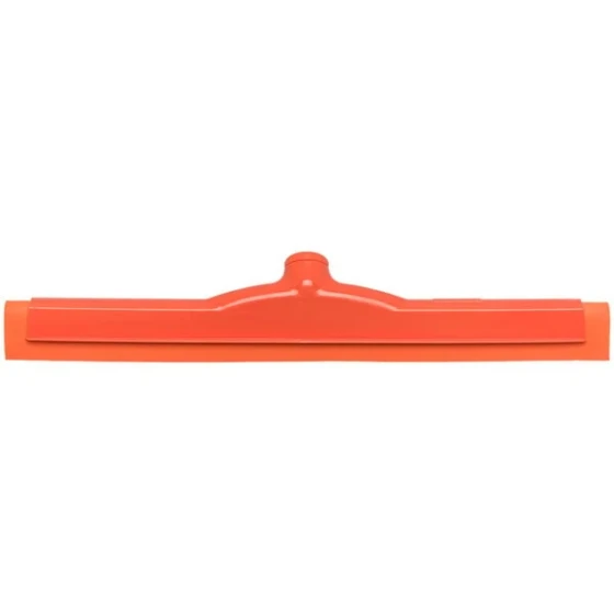 Carlisle Sparta 4156724 18" Orange Double Foam Rubber Floor Squeegee with Plastic Frame