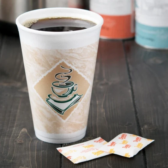 Dart 16X16G ThermoGlaze 16 oz. Cafe G Espresso Foam Cup   - 25/Pack