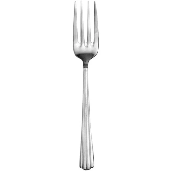 Walco Hyannis from Steelite International WL4906 6 7/8" 18/10 Stainless Steel Extra Heavy Weight Salad Fork - 24/Case
