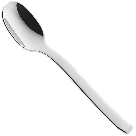 RAK Porcelain Massilia 4 3/8" 18/10 Stainless Steel Extra Heavy Weight Demitasse Spoon - 12/Case