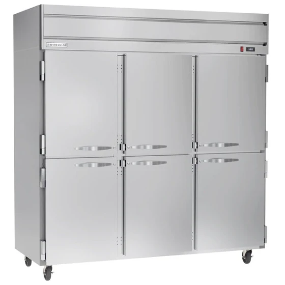 Beverage-Air HFP3HC-1HS Horizon Series 78" Half Door Reach-In Freezer