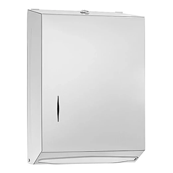 Bradley 250-150000 Surface-Mounted Stainless Steel C-Fold / Multifold Paper Towel Dispenser
