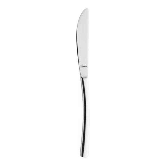 Amefa Aurora 8 1/8" 18/10 Stainless Steel Extra Heavy Weight Dessert Knife - 12/Case