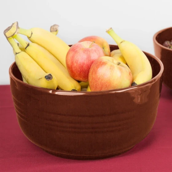 TableCraft CW3180CP 6.75 Qt. Copper Cast Aluminum Fruit Bowl