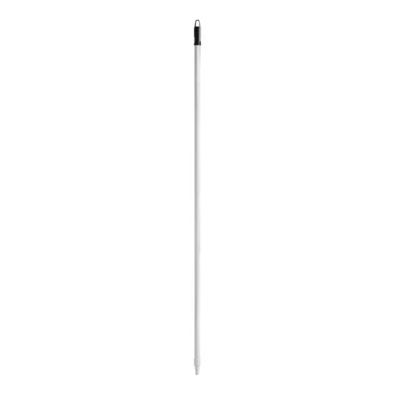 Carlisle Sparta 4022702 60" White Threaded Fiberglass Broom / Squeegee Handle with Flex Tip