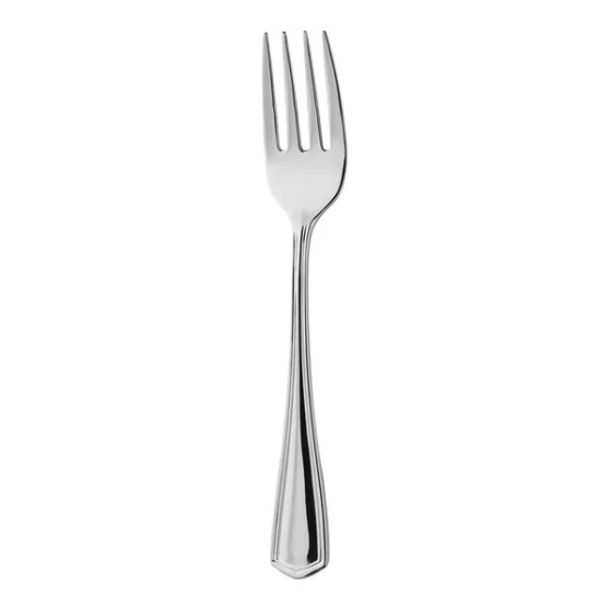 Oneida Inn Classic by 1880 Hospitality 6 5/8" 18/10 Extra Heavy Weight Salad / Pastry Fork - 36/Box