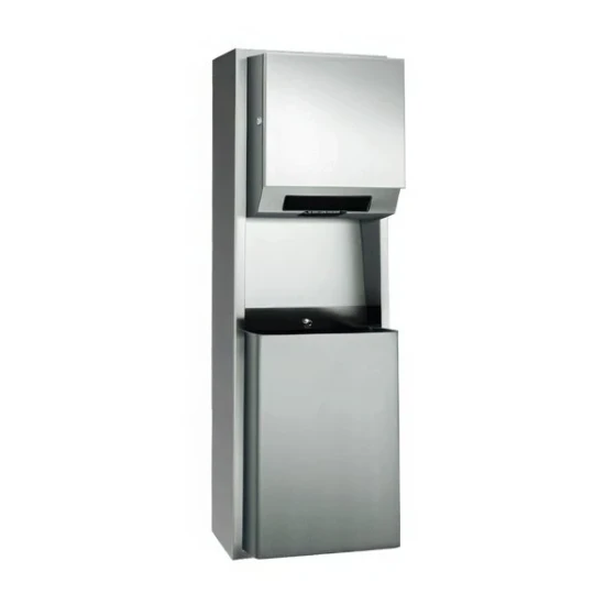 American Specialties, Inc. Simplicity 10-646924A-9 12 Gallon Surface-Mounted Battery-Operated Automatic Paper Towel Dispenser with Waste Receptacle