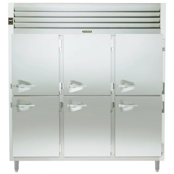 Traulsen AHT332WPUT-HHS Half Door Three Section Pass-Through Refrigerator - Specification Line