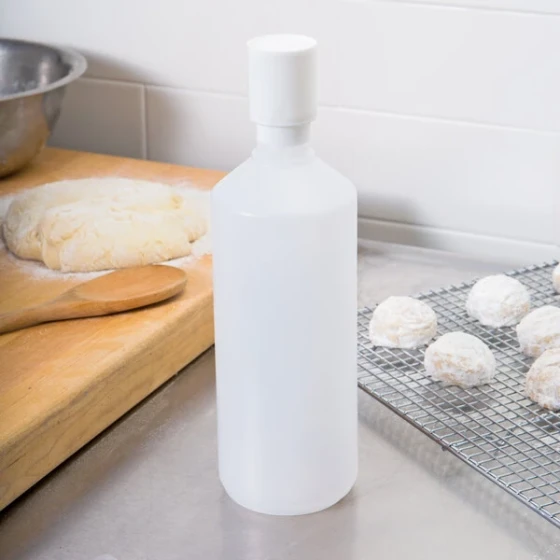 Matfer Bourgeat 116430 36 oz. Squeeze Bottle with Perforated Cap