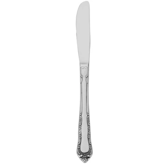 Walco Patrician from Steelite International WL3845 8 1/2" 18/0 Stainless Steel Heavy Weight Knife - 12/Case