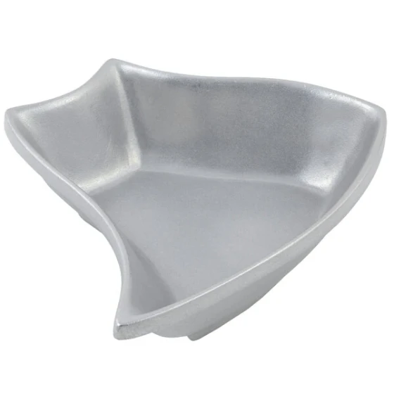 Bon Chef 70006P Futura 32 oz. Pewter-Glo Cast Aluminum Bowl
