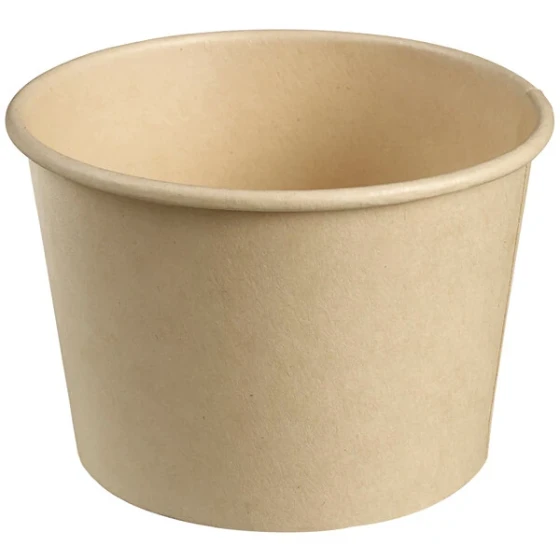 Solia 12 oz. Natural Bamboo Fiber Cup with PLA Lamination - 1,000/Case