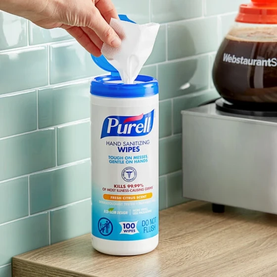 PURELL® Sanitizing Wipes - 100/Canister