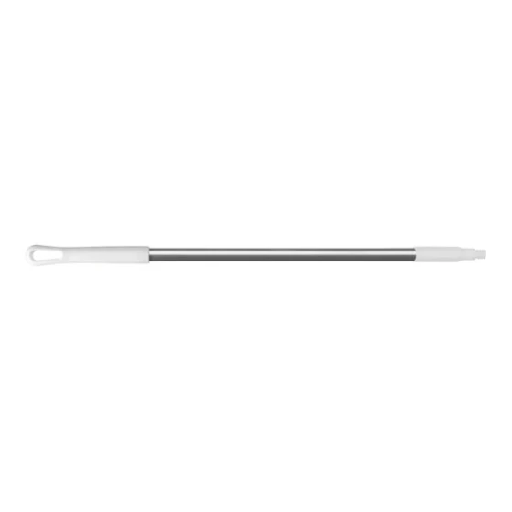Carlisle Sparta 40246EC02 30" White Threaded Aluminum Broom / Squeegee Handle