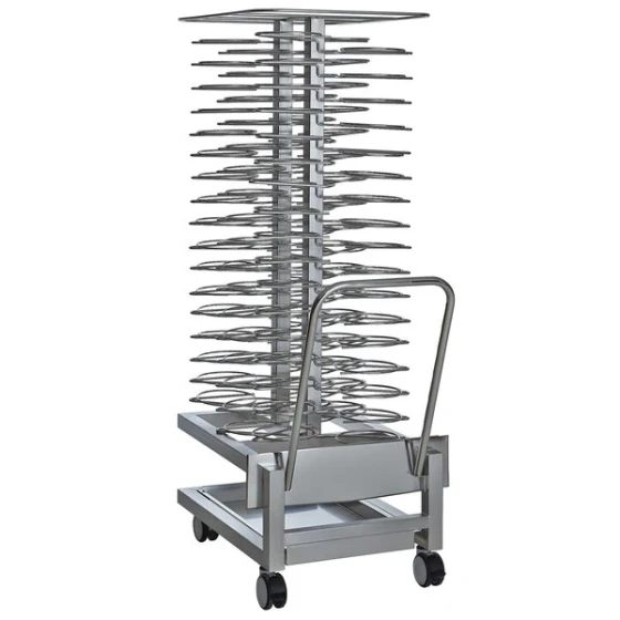 Alto-Shaam 5016490 Roll-In Stainless Steel Plate Cart - 51 Plate