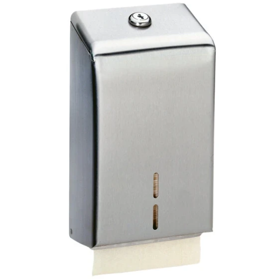 Bobrick B-272 Surface-Mounted Toilet Tissue Cabinet with Satin Finish