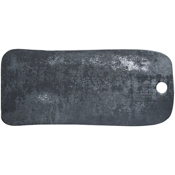 cheforward™ by GET Lapis 20 1/8" x 9" Rectangle Gray Granite Melamine Serving Board - 12/Case