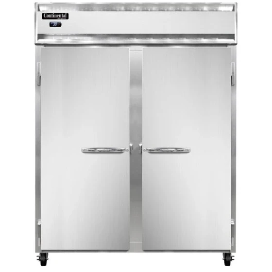 Continental Refrigerator 2RE-N-PT 57" Extra Wide Pass-Through Refrigerator