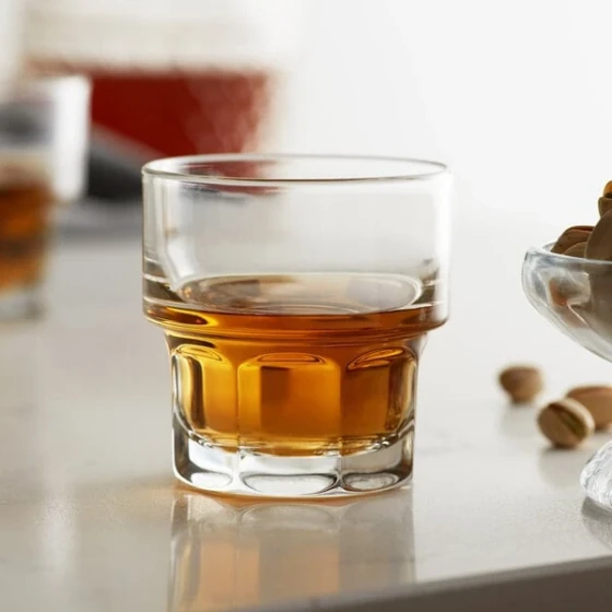 Libbey 15661 Gibraltar 7 oz. Stackable Rocks / Old Fashioned Glass - 36/Case