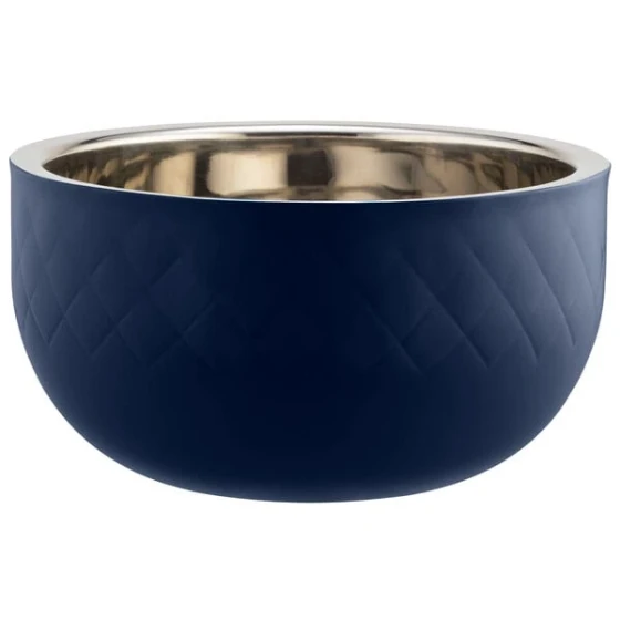 Bon Chef Diamond Collection Cold Wave 7 Qt. Cobalt Blue Triple Wall Bowl