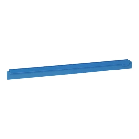 Vikan 77343 23 5/8" Blue Ultra-Hygienic Squeegee Blade for 77143 and 77243