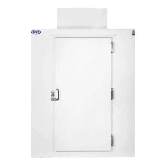 Leer S040UASPF S40 50 1/2" Outdoor Freezer with Straight Front, Steel Doors, and 4 Shelves