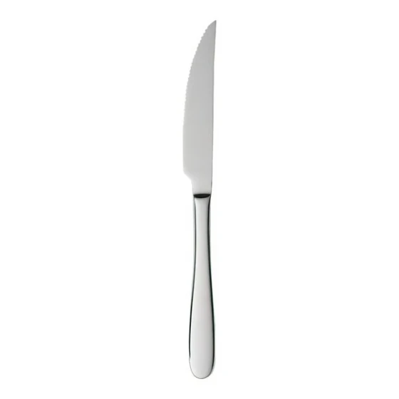 Libbey Novara 9" 18/0 Stainless Steel Heavy Weight Steak Knife - 12/Case
