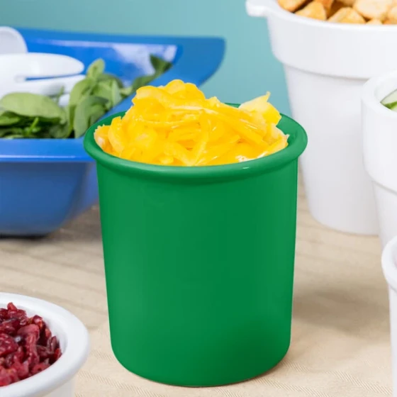 TableCraft CW1670GN 1 Qt. Green Cast Aluminum Condiment Bowl
