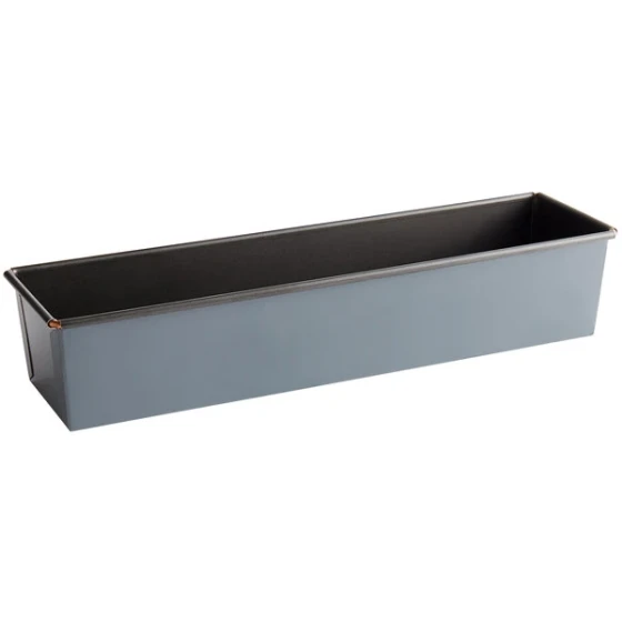 Matfer Bourgeat 340961 Exopan Steel Non-Stick Large Bread Loaf Pan - 15 3/4 inch x 4 inch x 3 1/8 inch