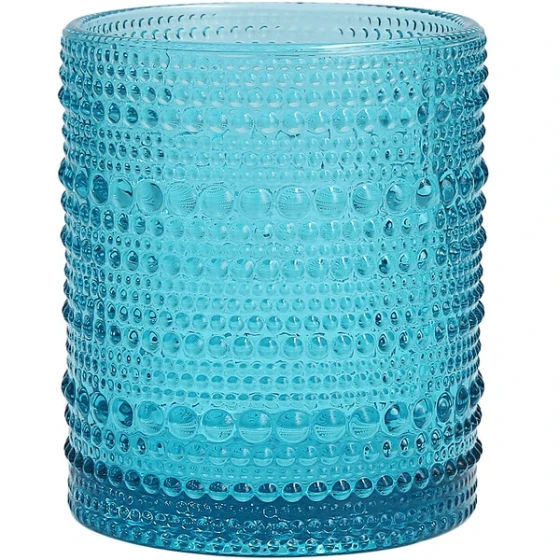 Zwiesel Fortessa Jupiter 10 oz. Lagoon Blue Rocks / Double Old Fashioned Glass - 24/Case