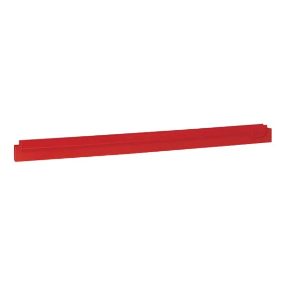 Vikan 77344 23 5/8" Red Ultra-Hygienic Squeegee Blade for 77144 and 77244