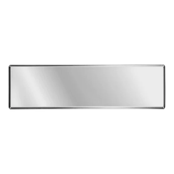 Abert 13 3/4" x 4" Rectangular Stainless Steel Serving Tray by Arc Cardinal