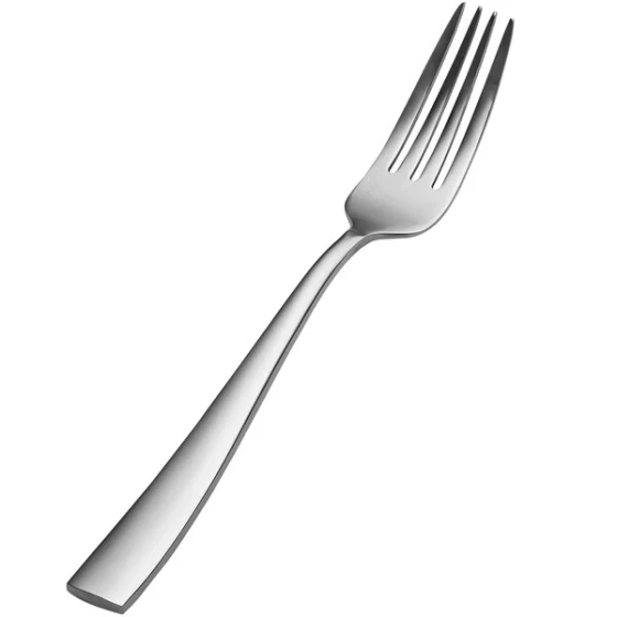 Bon Chef SBS3017 Manhattan 8 3/8" 18/0 Extra Heavy Weight Bonsteel European Dinner Fork - 12/Case