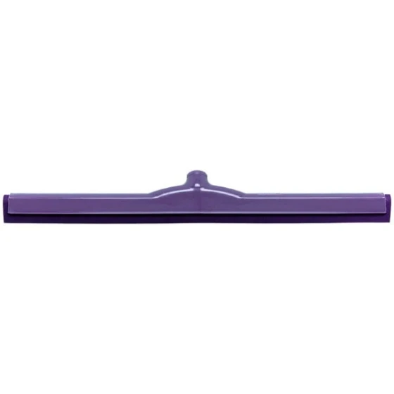 Carlisle Sparta 4156868 24" Purple Double Foam Rubber Floor Squeegee with Plastic Frame