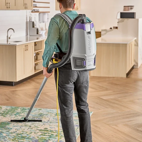 ProTeam GoFit® 6 PLUS 107710 6 Qt. Backpack Vacuum with 106841 18" Sidewinder Carpet Kit - 120V