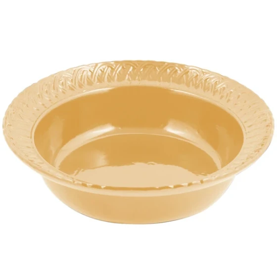 Bon Chef 2307 2.5 Qt. Ginger Sandstone Finish Cast Aluminum Trellis Bowl