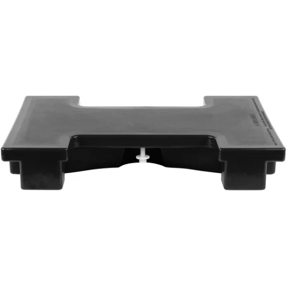 Cambro VBRC110 Black Straight Connector for Versa Food Bars