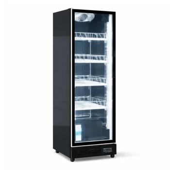 Culinex, Upright chiller, Single Glass Hinged Door, 350 W, Black