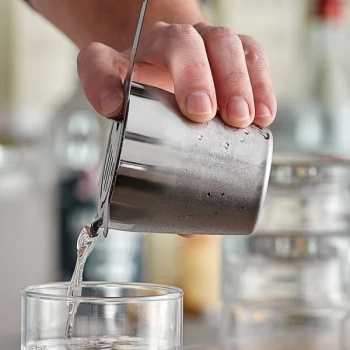 American Metalcraft CS080 8 oz. Stainless Steel Short Cocktail Shaker