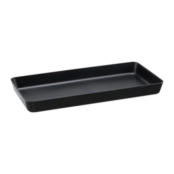Vague PP Black Food Display Plate 42 x 21 cm