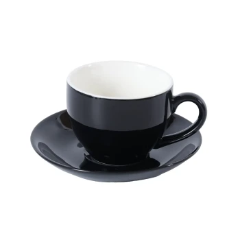 Porceletta Two-Tone Porcelain Coffee Cup & Saucer 200 ml