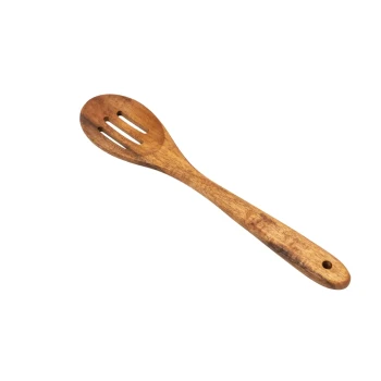 Vague Acacia Wooden Slotted Spoon 31 x 6.4 x 1.8 cm