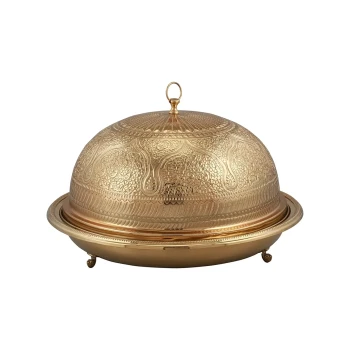 Vague Handcrafted VIP Round Ouzi & Halwa Platter Medium