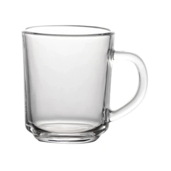 LX Glass Tea Cup with Handle 240 ml