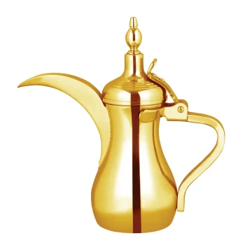 Vague Stainless Steel Coffee Dallah 32