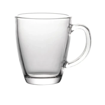 LX Glass Cup with Handle 385 ml - 9.1 x 5.5 x 10.6 cm