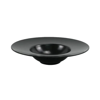 Vague Black Melamine Dip Bowl