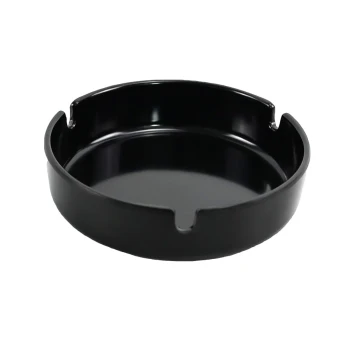 Vague Black Melamine Ashtray