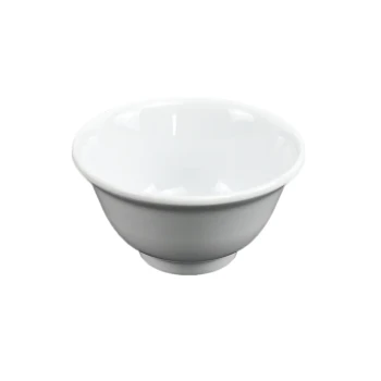 Vague Melamine White Footed Bowl