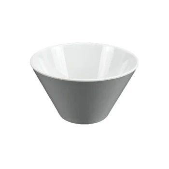 Vague Melamine White Cone Bowl